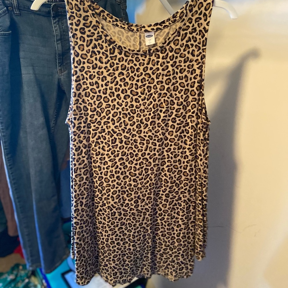 Leopard tank top